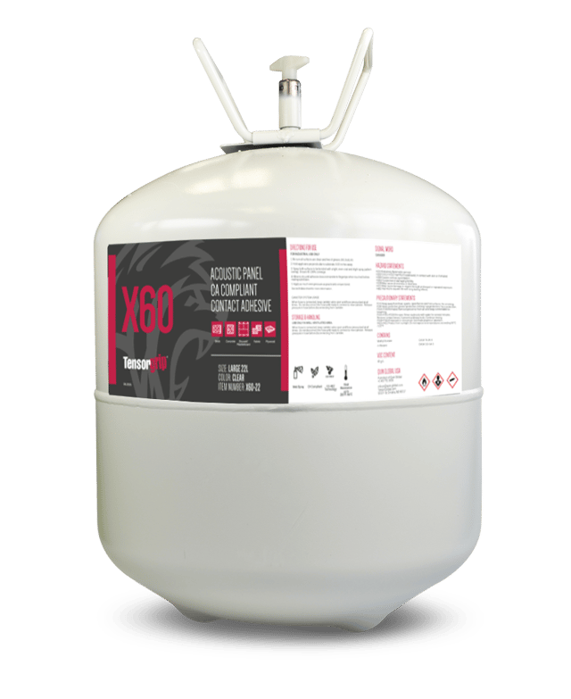 Tensorgrip X60 Acoustic Panel CA Compliant Contact Adhesive