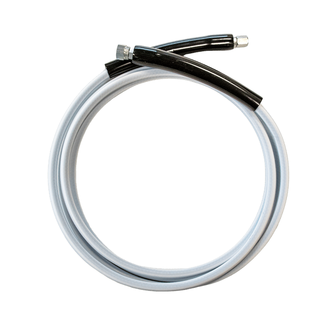 Quin M180-8 White Flexible Hose for Non-Flam Adhesive 8'